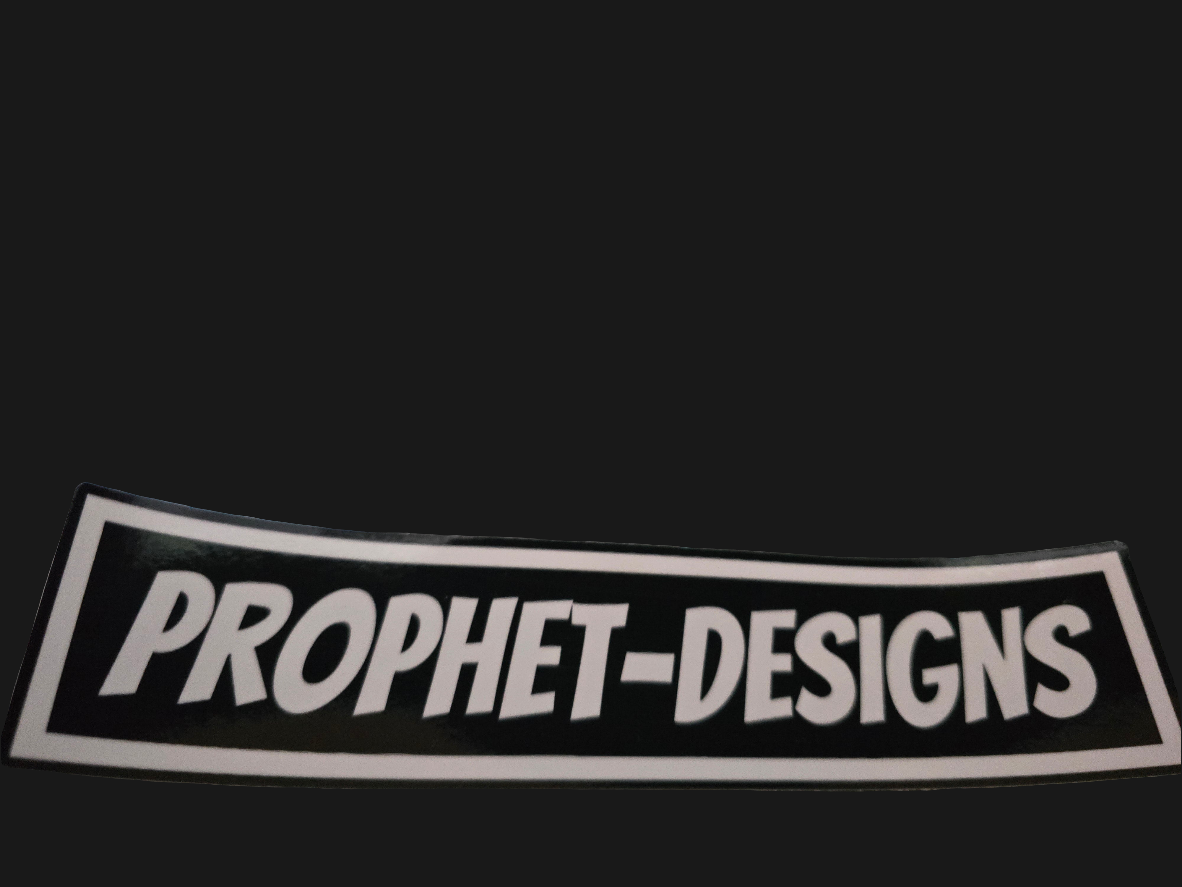 Prophet-Designs Classic Bumper Sticker-3x9