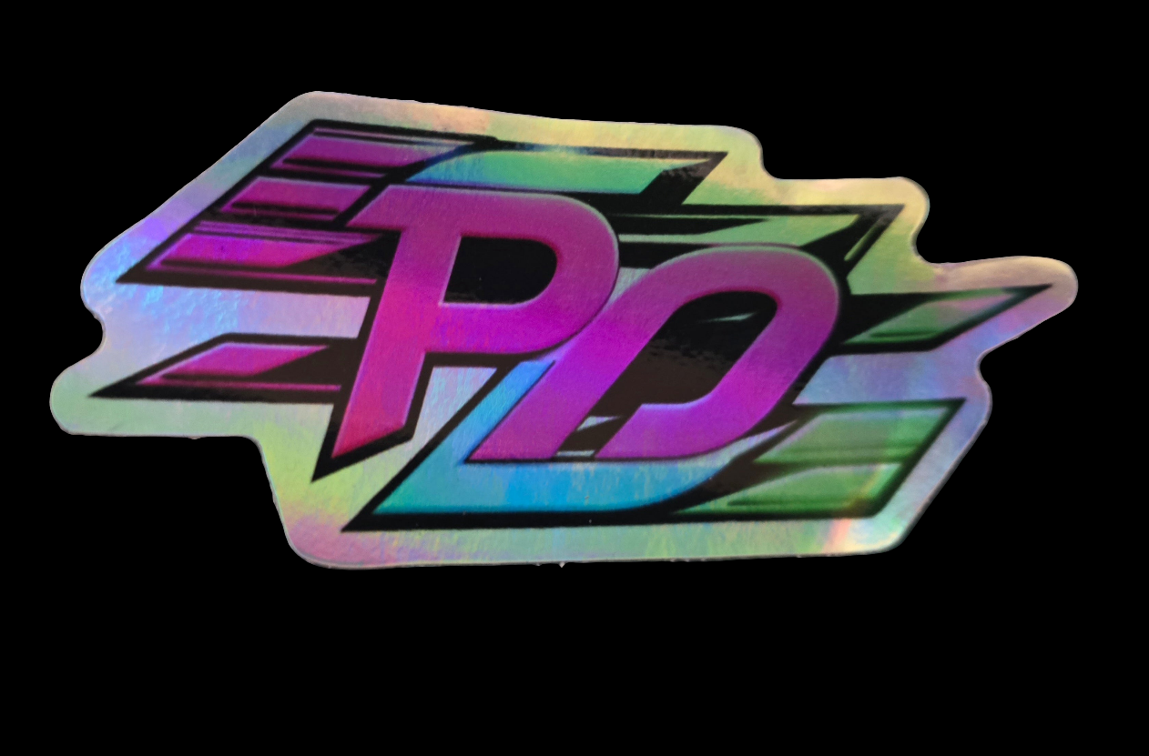 Pd Holographic 4 inch Sticker