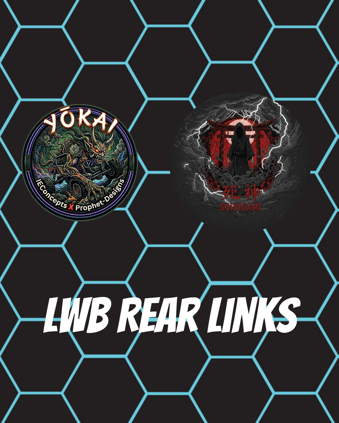 LWB Rear links for Shinigami/Yokai